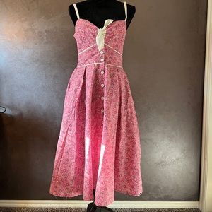 Unique Vintage retro dress size 6-8 medium NWT